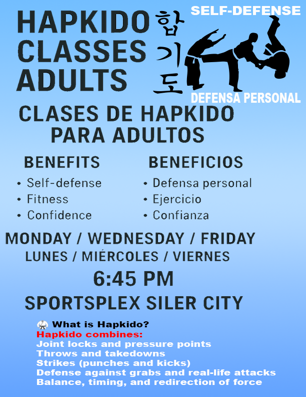 Hapkido sparring week promotional banner